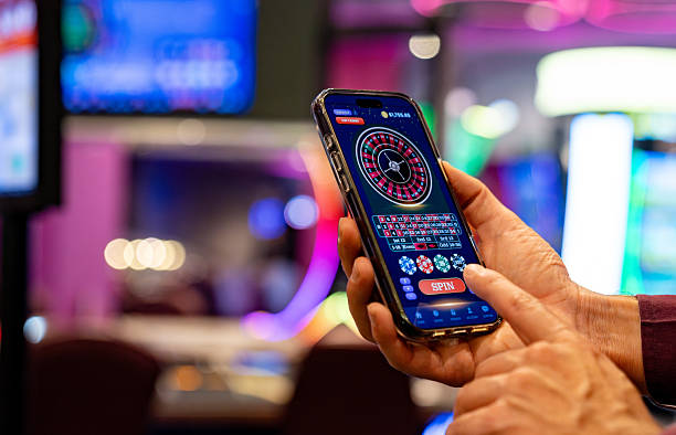 Live-dealer blackjack table with multiple camera angles Live-dealer blackjack table with multiple camera angles
